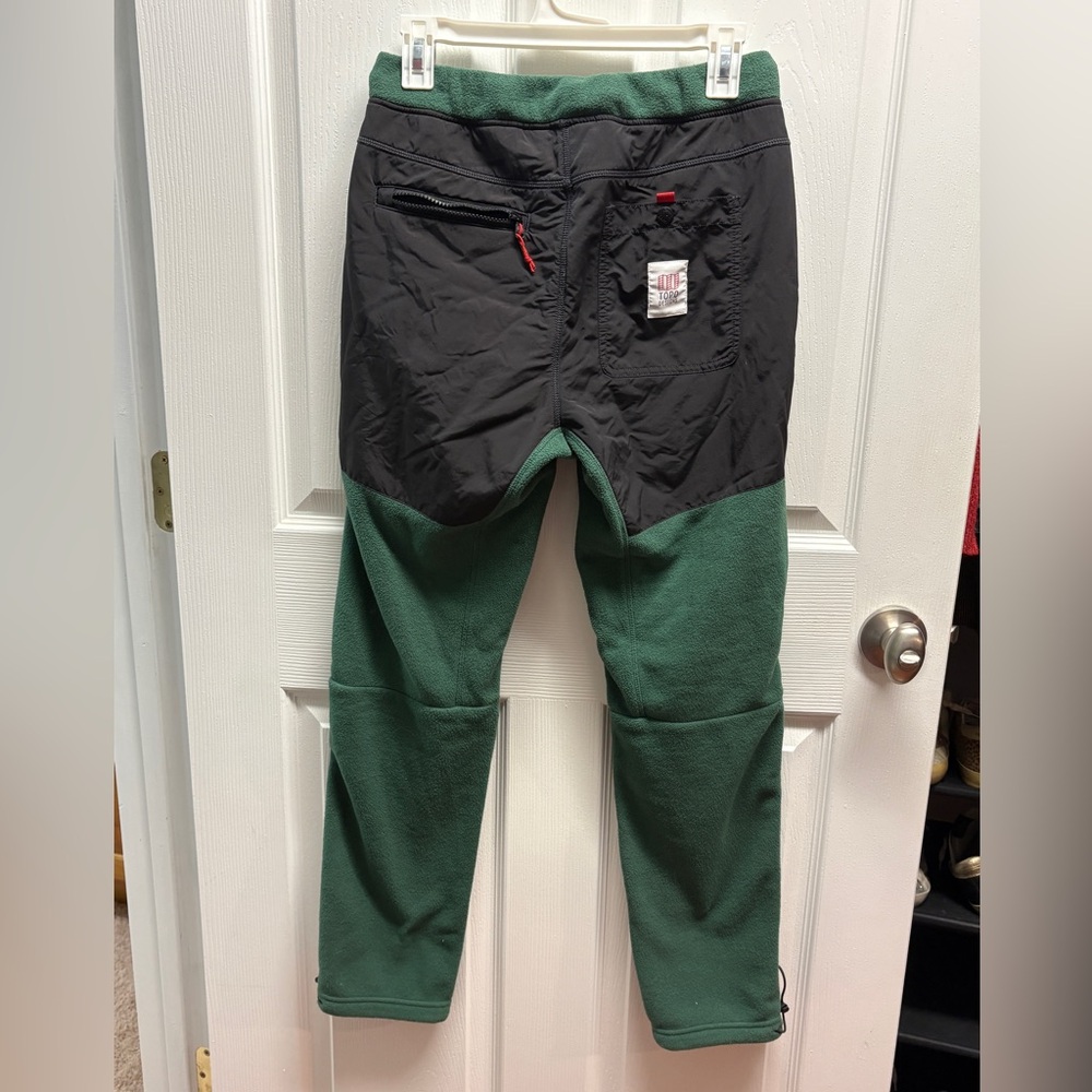 Topo Designs Green Mountain Fleece Pants Green - Picture 2 of 4